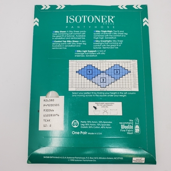 NOS VINTAGE PANTYHOSE NYLONS HOSIERY ISOTONER & SEARS NICE TOUCH WOMEN LOT OF 2 - Picture 5 of 12